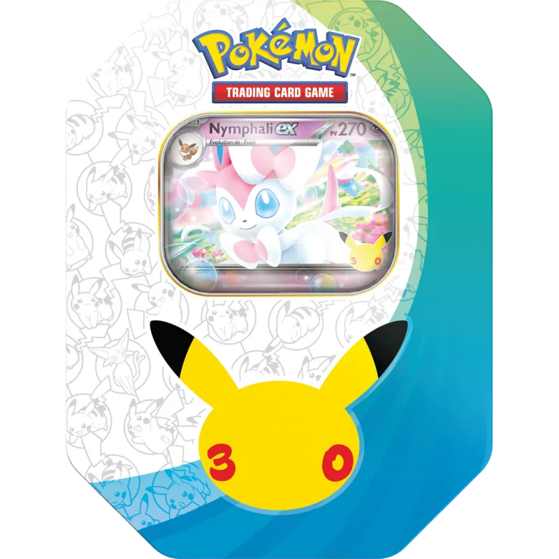 30th Celebration Sylveon ex Tin, French packaging